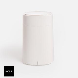 【HOLA】感應雙供電塑膠垃圾桶10L白