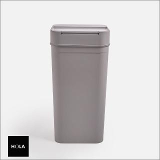 【HOLA】日本Like-it 密封防臭按壓式垃圾桶 45L 灰