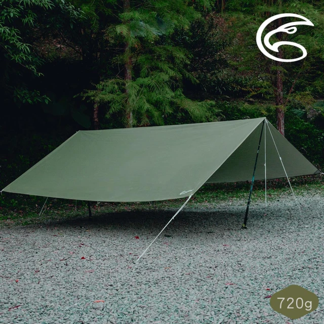 ADISI 多功能輕量天幕-橄綠色-AT23071(露營戶外、帳篷、帳棚野餐、露營活動)