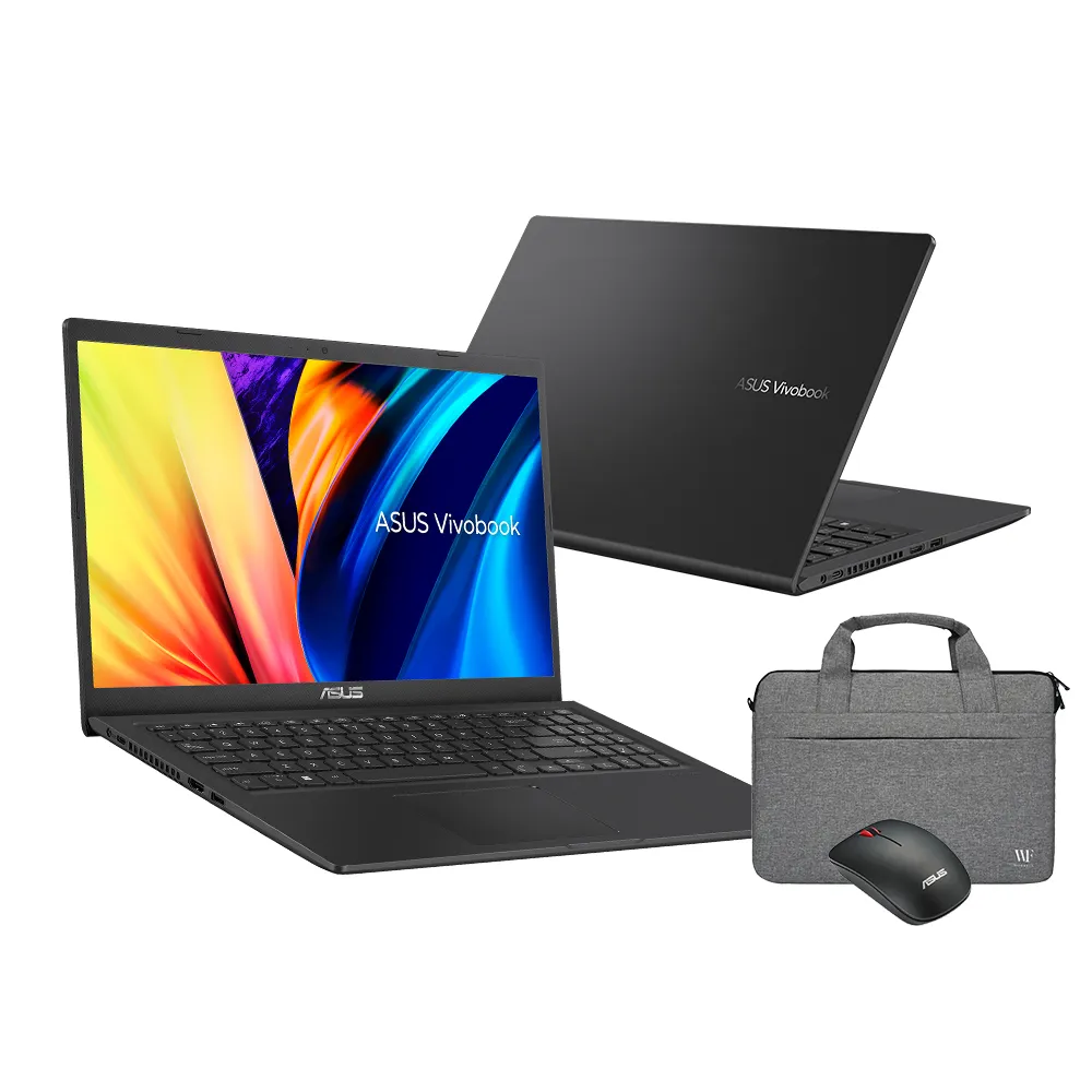 【ASUS】筆電包/滑鼠組★15.6吋N4500輕薄筆電(VivoBook X1500KA/N4500/8G/512G SSD/W11)