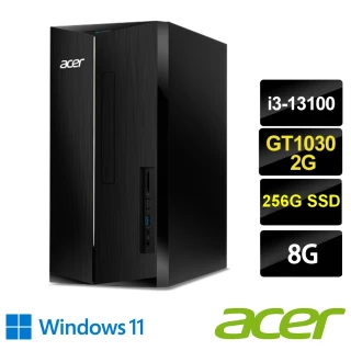 Acer 宏碁 微軟M365組★i3 GT1030獨顯電腦(TC-1780/i3-13100/8G/256G SSD/GT1030/W11)