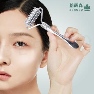 【Beroso 倍麗森】微刺頭部按摩滾輪(頭部按摩 頭部SPA 頭皮按摩梳 滾輪按摩 T棒 母親節禮物)