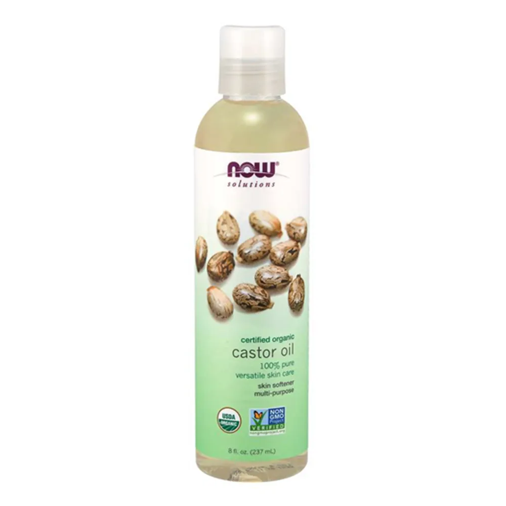 【NOW娜奧】美國USDA有機認證純蓖麻保濕油 237ml -7657-Now Foods