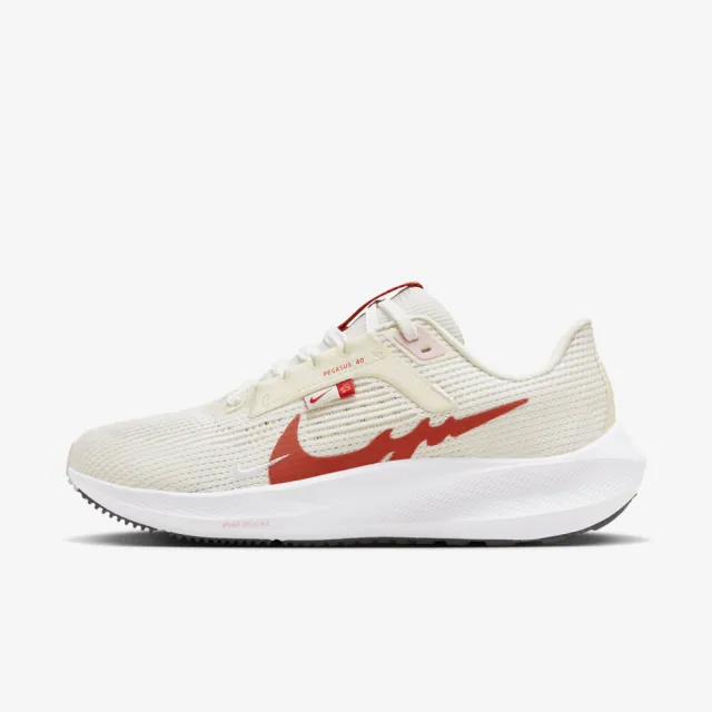 NIKE 耐吉】Wmns Air Zoom Pegasus 40 女慢跑鞋小飛馬新年龍年米紅