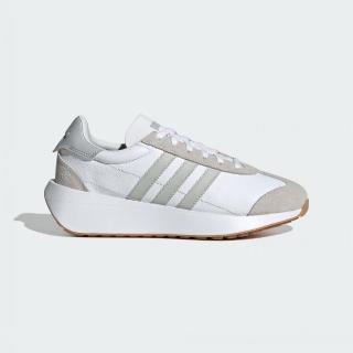 【adidas 愛迪達】休閒鞋 女鞋 運動鞋 三葉草 COUNTRY XLG W 白灰 IG8285