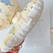 【Lianne baby】龍寶寶嬰兒禮物 恐龍大地蝴蝶枕圍兜兩入組(彌月禮盒 嬰兒禮物 週歲禮 龍寶寶 滿月禮)