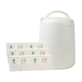 【jarou 家酪優】不插電優格機+28優格菌x6盒-共96包(DIY優格首選、操作簡單、發酵穩定)