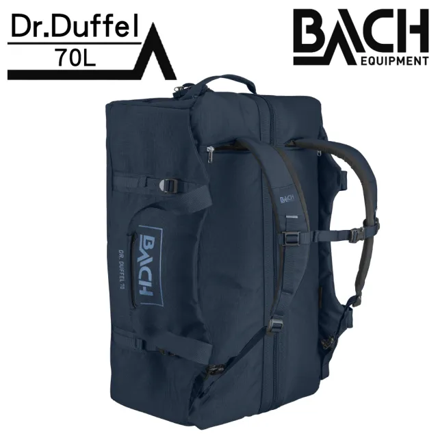 【BACH】Dr.Duffel 70 旅行袋-午夜藍-281355(愛爾蘭、後背包、手提包、旅遊、旅行、收納、行李掛袋)