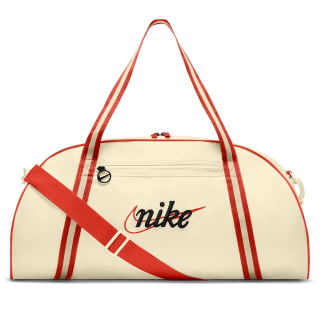NIKE 耐吉 手提包 健身包 運動包 旅行袋 W NK GYM CLUB - RETRO 米白 DH6863-113