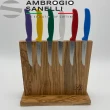 【SANELLI AMBROGIO 山里尼】多功能鋸齒刀11CM 麵包刀 番茄刀(158年歷史、義大利工藝美學文化必備)