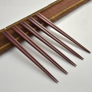【dipper】天然紫檀木生漆筷子組-5雙入