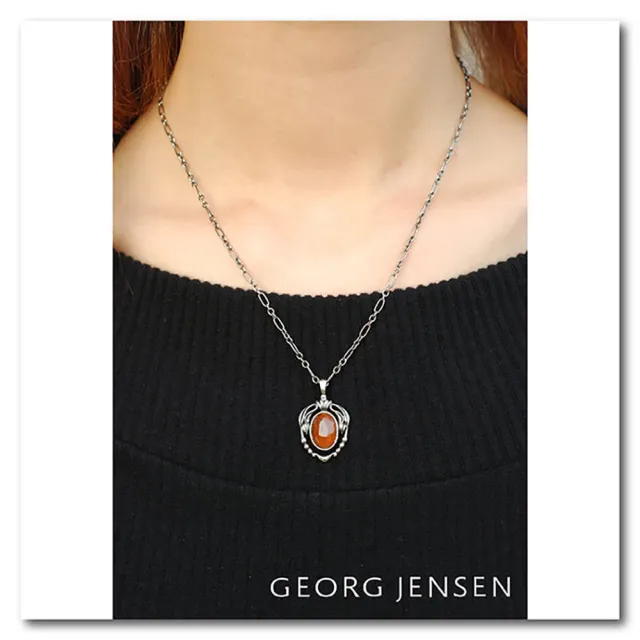 【Georg Jensen 喬治傑生】2014年度煙水晶項鍊