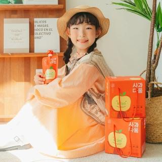 【韓味不二】韓國原裝100%蘋果汁120ml*10入禮盒X1盒(送禮推薦/節日禮盒/春節禮盒)