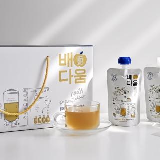 【韓味不二】韓國原裝 100%水梨汁100ml*20入禮盒X1盒(送禮推薦/節日禮盒/春節禮盒)