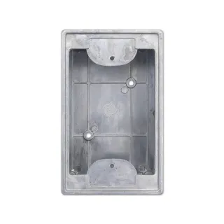 【朝日電工】工業風白鐵組合式三插座組+1P鋁明盒(插座組+明盒)