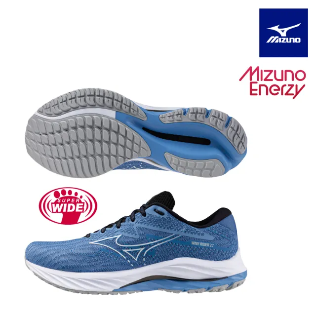 【MIZUNO 美津濃】WAVE RIDER 27 男款慢跑鞋 J1GC230351 J1GC236590 J1GC230454 J1GC230458(慢跑鞋)