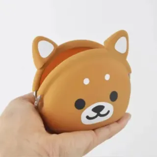【小禮堂】雙11 Hello Kitty 矽膠扣型零錢包 p+g design - 大臉款(平輸品)