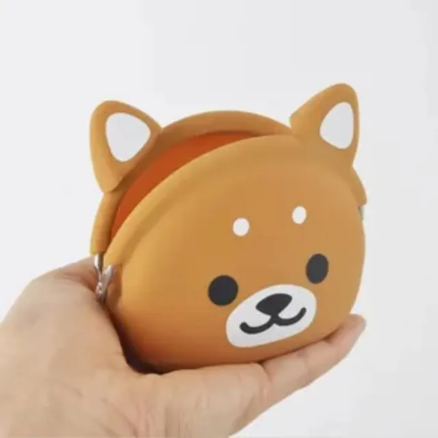 【小禮堂】雙11 Hello Kitty 矽膠扣型零錢包 p+g design - 大臉款(平輸品)