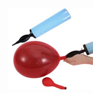 2入 手動雙向氣球打氣筒(可充鋁箔氣球 派對佈置)