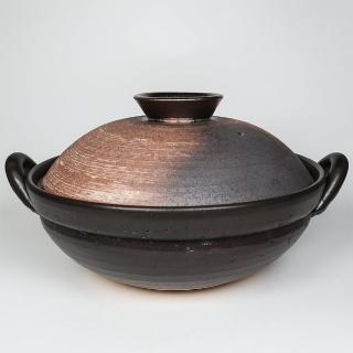 【福介商店】萬古燒 備前金彩 9號 丸土鍋(陶鍋 砂鍋 日本製陶瓷)
