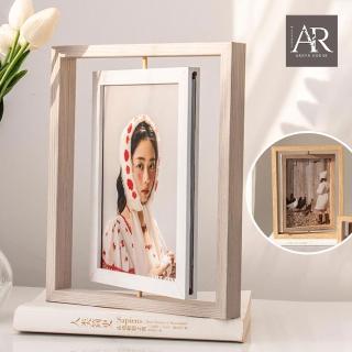 【ARRYN HOUSE】木質旋轉相框 立體中空相框 ER0298(結婚書約相框 旋轉書約架 結婚書約架)