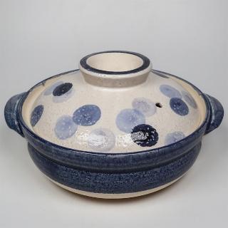 【福介商店】日本土鍋 萬古燒 水玉 9號深陶鍋(砂鍋 湯鍋 日本製陶瓷)