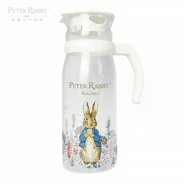 英國比得兔Petter Rabbit 經典圖案耐熱冷水壺 1250ml(悠遊森林)