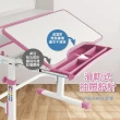 【E-home】灰色TUYO圖幼兒童成長桌椅組(兒童書桌 升降桌 書桌)