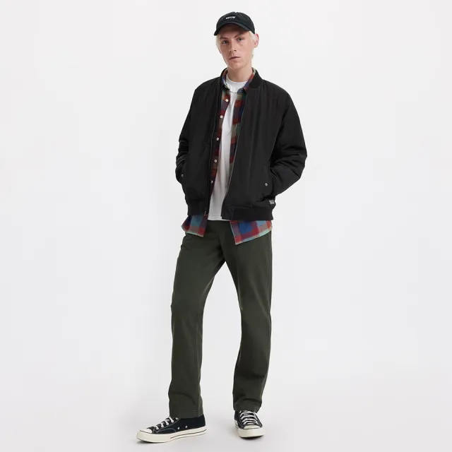 【LEVIS】男款 Chino工作休閒褲 / 後袋蓋摩登設計 熱賣單品 A5753-0010