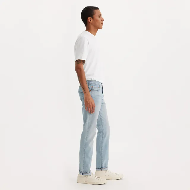 【LEVIS】男 511低腰修身窄管牛仔褲/淺藍水洗/赤耳/寒麻纖維/彈性布料 熱賣單品 04511-5838