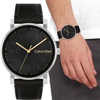 【Calvin Klein 凱文克萊】CK Slate系列皮帶手錶-43mm 女王節(25200262)