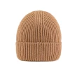 【The North Face】TNF 保暖帽  LOGO布標 針織毛帽 TNF LOGO BOX CUFFED BEANIE 男女 卡其(NF0A3FJXLK5)