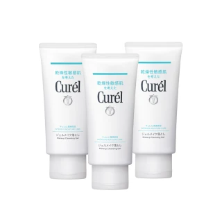 【Curel 珂潤官方直營】潤浸保濕深層卸粧凝露3入組(130g*3)