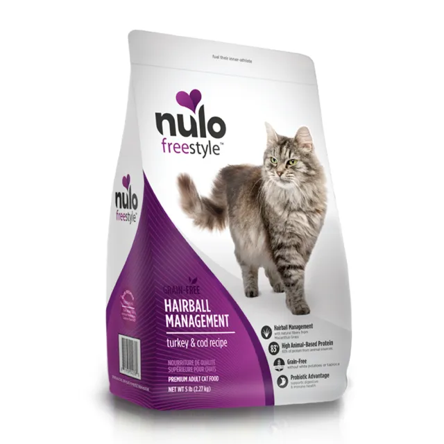 【NULO 紐樂芙】無穀高肉量貓糧 5lbs/2.27kg(貓飼料、貓乾糧)