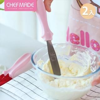 【美國Chefmade】Hello kitty 凱蒂貓造型 不鏽鋼蛋糕抹刀-2入組(CM104)