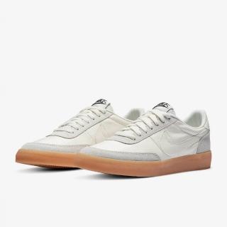 【NIKE 耐吉】休閒鞋 男鞋 運動鞋 膠底 復古 麂皮 KILLSHOT 2 LEATHER 米白灰 432997-128