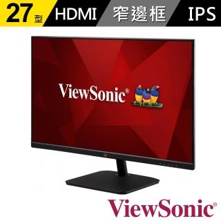 【ViewSonic 優派】VA2732-MHD 27型 IPS 75Hz 護眼電腦螢幕(104%sRGB/內建喇叭/4ms)