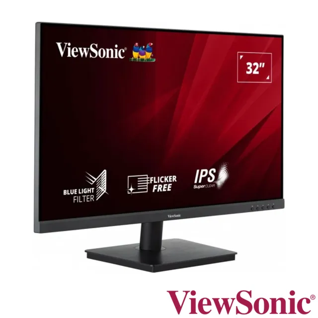 【ViewSonic 優派】VA3209-MH 32型 IPS 寬螢幕(75Hz/Display-port/HDMI/喇叭)