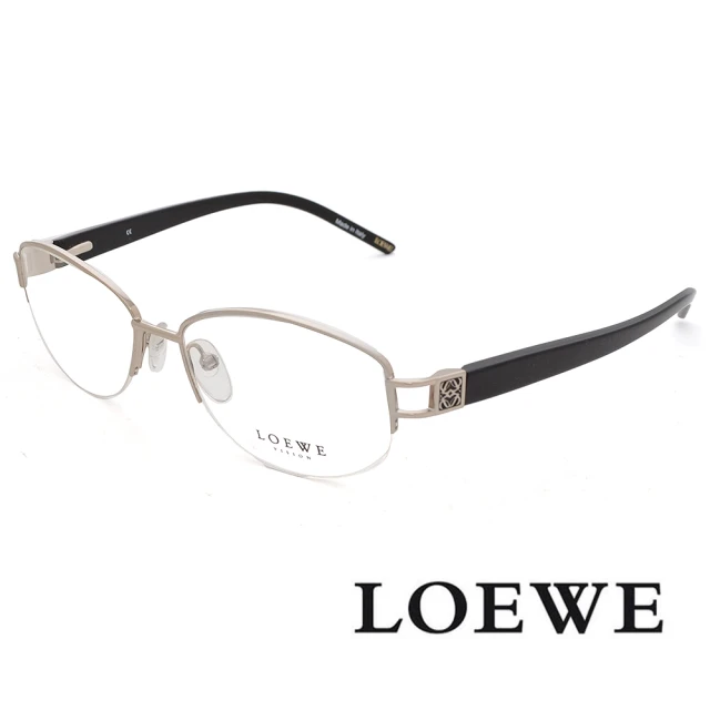 LOEWE 羅威LOEWE 羅威 西班牙精湛工藝微圓框 光學眼鏡(銀 VLW262-579)