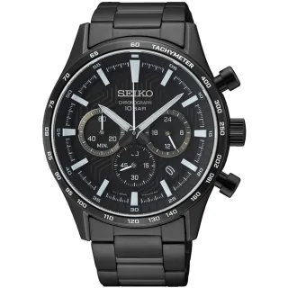 【SEIKO 精工】CS系列 經典時尚三眼計時腕錶 618 年中慶 禮物(SSB415P1/8T63-00Y0SD)