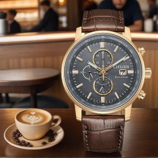 【CITIZEN 星辰】亞洲限定推薦款 光動能計時手錶 開學禮 送禮 推薦(CA0843-11H)