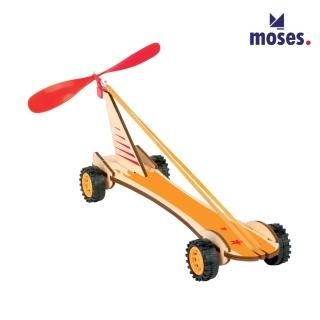 【德國Moses】小科普-橡皮筋賽車(動力車 科學 寒暑假 DIY)