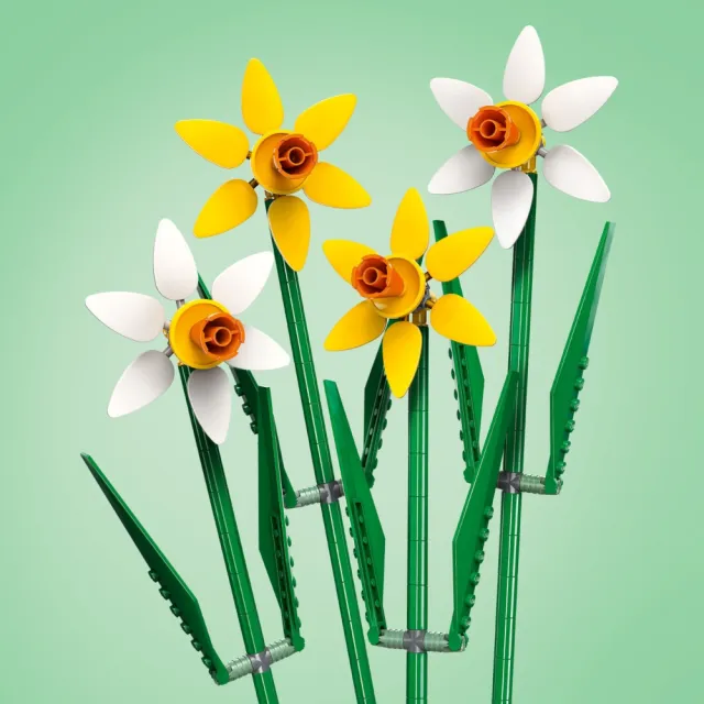 【LEGO 樂高】Botanicals 40747 水仙(居家擺設 花束禮物 玩具 禮物 送禮推薦)