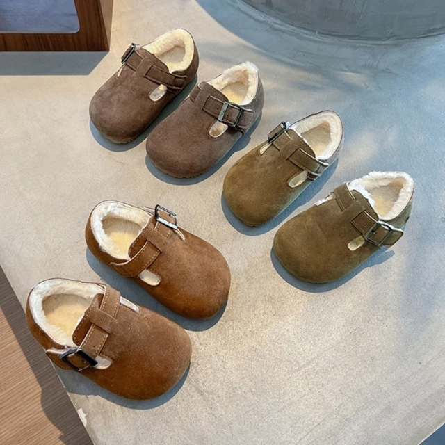 橘魔法 仿皮好搭拉鍊短靴(皮靴 靴子 皮鞋 童鞋 深色皮鞋 