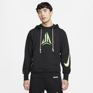 【NIKE 耐吉】上衣 男款 長袖 帽T 運動 排汗 籃球 AS JA M NK DF STD ISS PO HDY 黑 FN2988-010