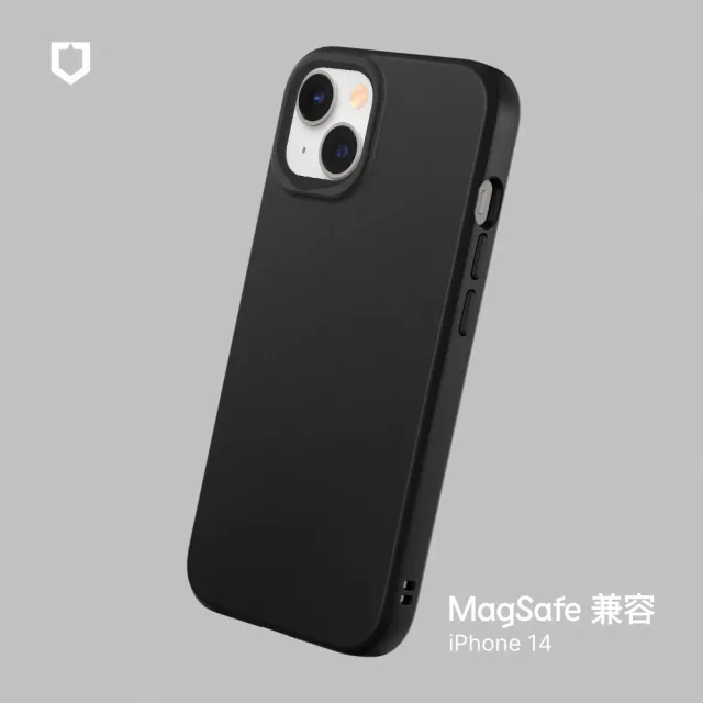 【RHINOSHIELD 犀牛盾】iPhone 14/13 6.1吋 SolidSuit MagSafe兼容 超強磁吸手機保護殼(經典防摔背蓋殼)