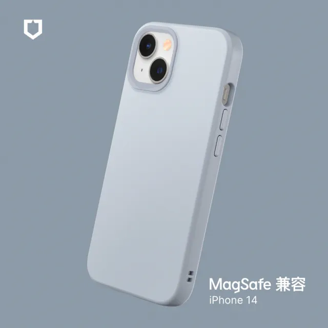 【RHINOSHIELD 犀牛盾】iPhone 14/13 6.1吋 SolidSuit MagSafe兼容 超強磁吸手機保護殼(經典防摔背蓋殼)