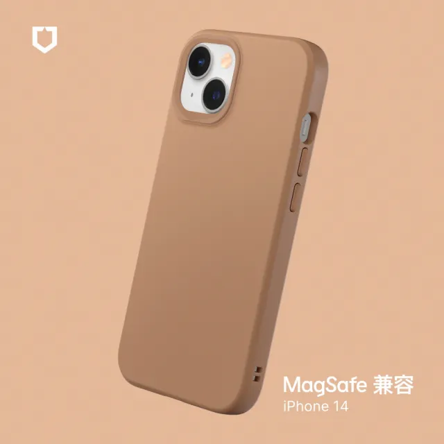 【RHINOSHIELD 犀牛盾】iPhone 14/13 6.1吋 SolidSuit MagSafe兼容 超強磁吸手機保護殼(經典防摔背蓋殼)