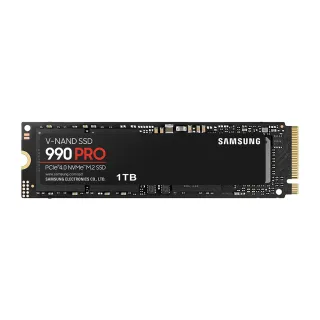 【SAMSUNG 三星】990 PRO 1TB NVMe M.2 2280 PCIe 固態硬碟(MZ-V9P1T0BW)