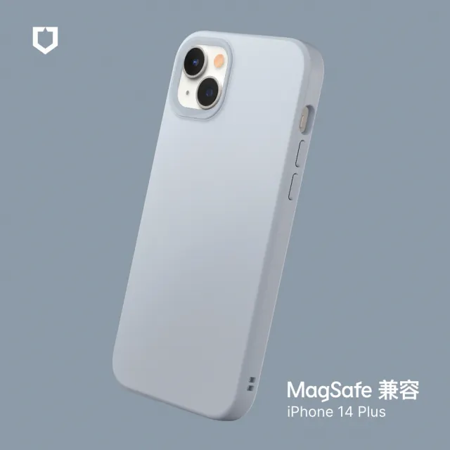 【RHINOSHIELD 犀牛盾】iPhone 14 Plus 6.7吋 SolidSuit MagSafe兼容 超強磁吸手機保護殼(經典防摔背蓋殼)